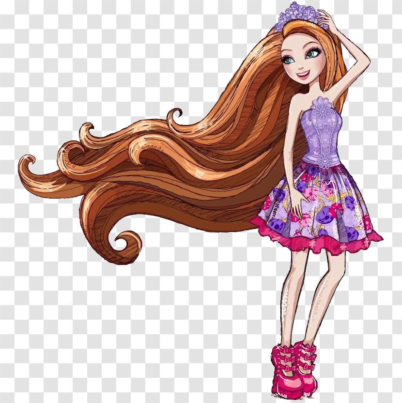 Ever After High Doll Hairstyle Rapunzel - Barbie Transparent PNG