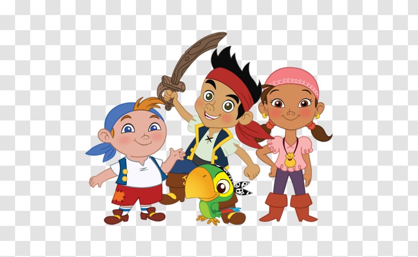 Captain Hook Smee Neverland Clip Art - Jake And The Never Land Pirates Transparent PNG