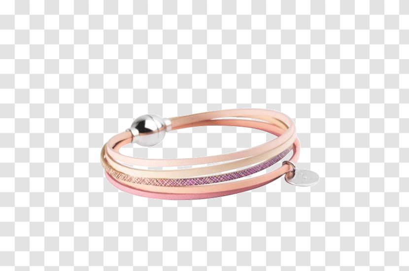 Bracelet Bangle Pink M Body Jewellery - Rtv Transparent PNG