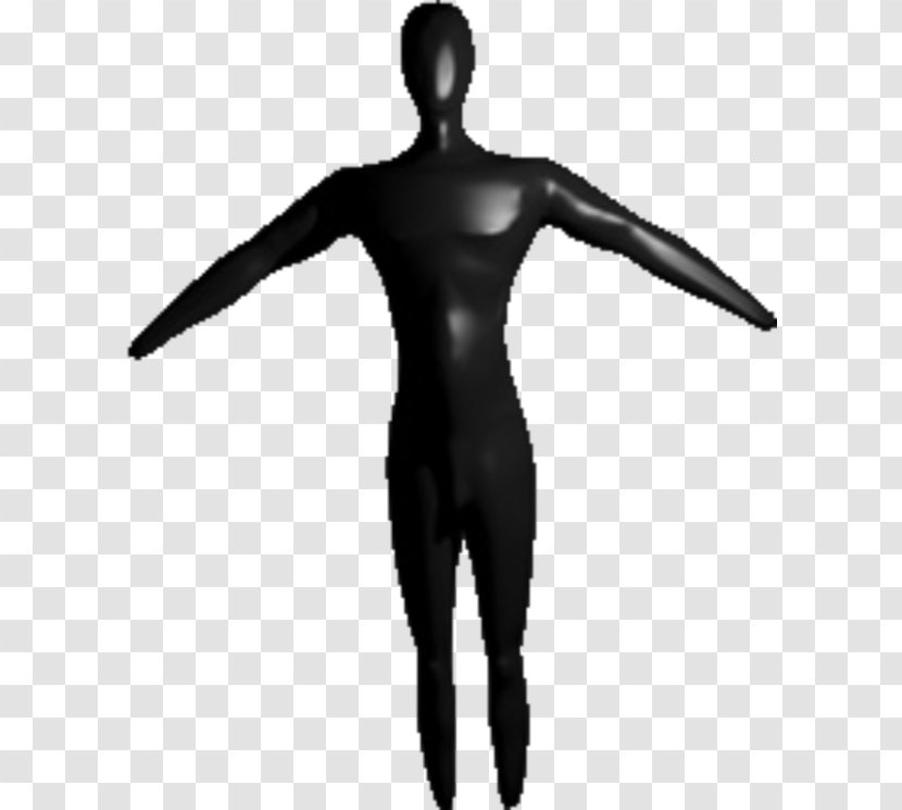 SCP – Containment Breach Foundation Secure Copy Statue - Polygon Mesh - Silhouette Transparent PNG