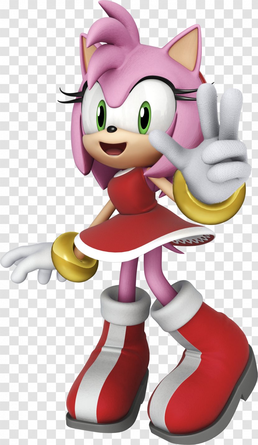 Amy Rose Sonic The Hedgehog Doctor Eggman & Sega All-Stars Racing Lost World - Video Game - Zodiac Pack Transparent PNG