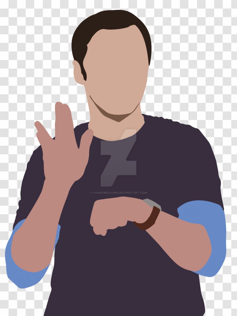 Sheldon Cooper Penny DeviantArt Male - Arm - The Big Bang Theory Transparent PNG