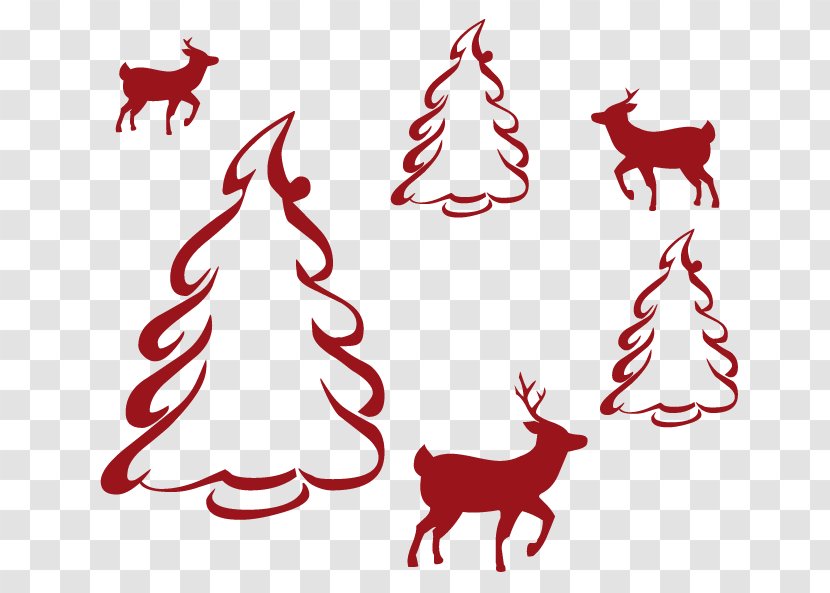 Drawing Christmas Tree Fir Coloring Book - Gift Transparent PNG