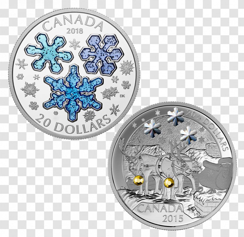 Silver Coin Dollar Crystal - Gold Transparent PNG