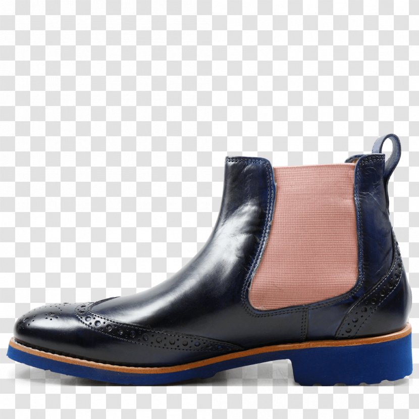Botina Boot Shoe Leather Blue Transparent PNG