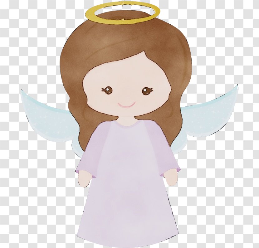 Angel Supernatural Creature Fictional Character Figurine Toy - Brown Hair - Doll Transparent PNG