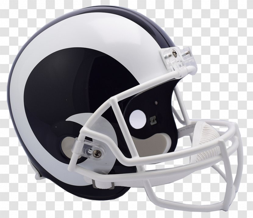 2017 Los Angeles Rams Season NFL American Football Helmets Riddell - Lacrosse Helmet Transparent PNG