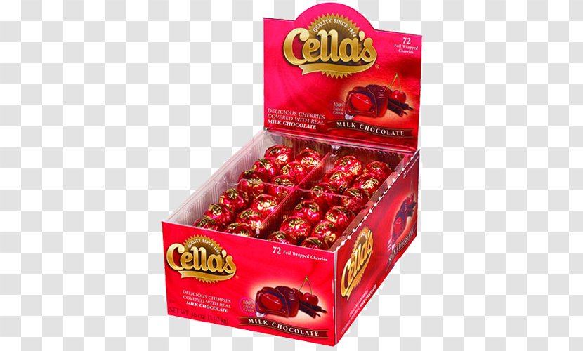 Chocolate-covered Cherry Cordial Cella's Candy - Chocolate Transparent PNG