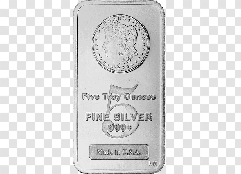 Silver Coin Bullion Precious Metal - Morgan Dollar Transparent PNG