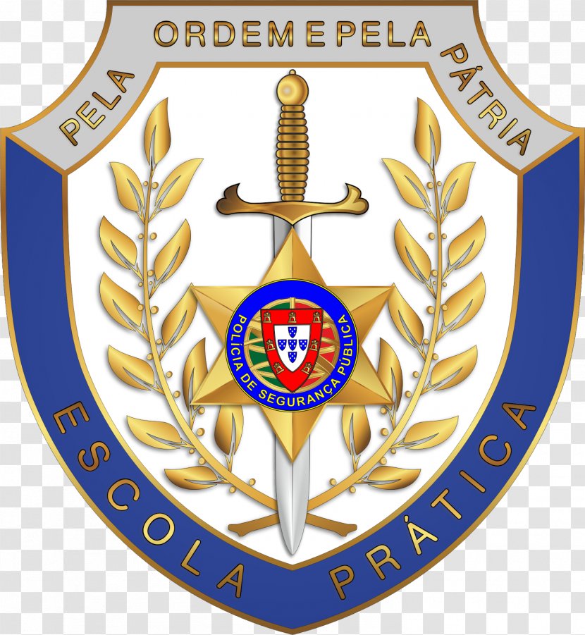 Badge Polícia De Segurança Pública Police Emblem Law Enforcement Agency Transparent PNG