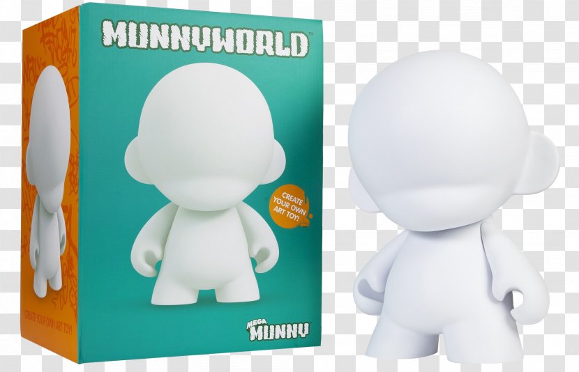 Munny Kidrobot Designer Toy Collectable - Plush Transparent PNG