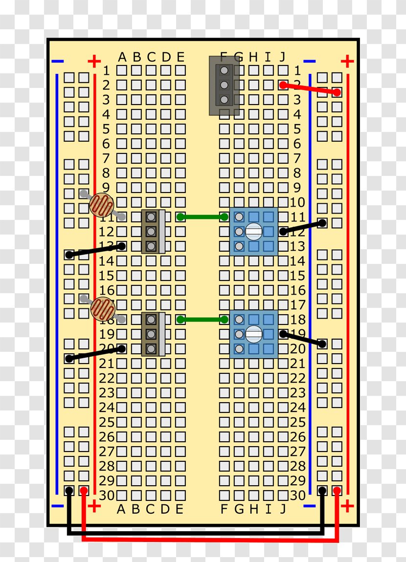 Wiring Diagram Electronic Circuit Electrical Network Wires & Cable - Electricity - Robot Board Transparent PNG