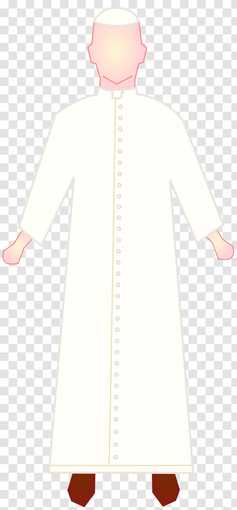 Robe Cassock Emerytowany Papież Clergy Aita Santu - Papa Transparent PNG