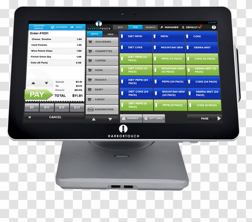 Point Of Sale Harbortouch Retail POS Solutions Small Business - Computer Software - Multimedia Transparent PNG