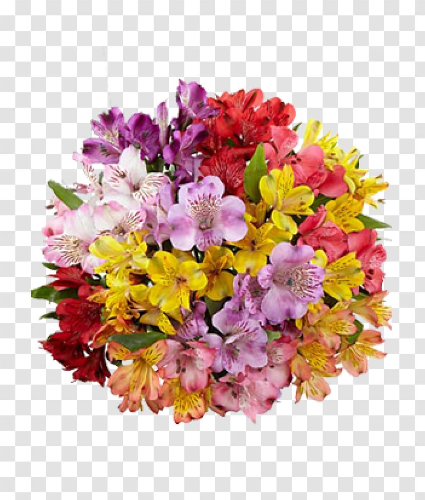 Flower Bouquet Lily Of The Incas Floristry Lilium - Ftd Companies - Mix Flowers Transparent PNG