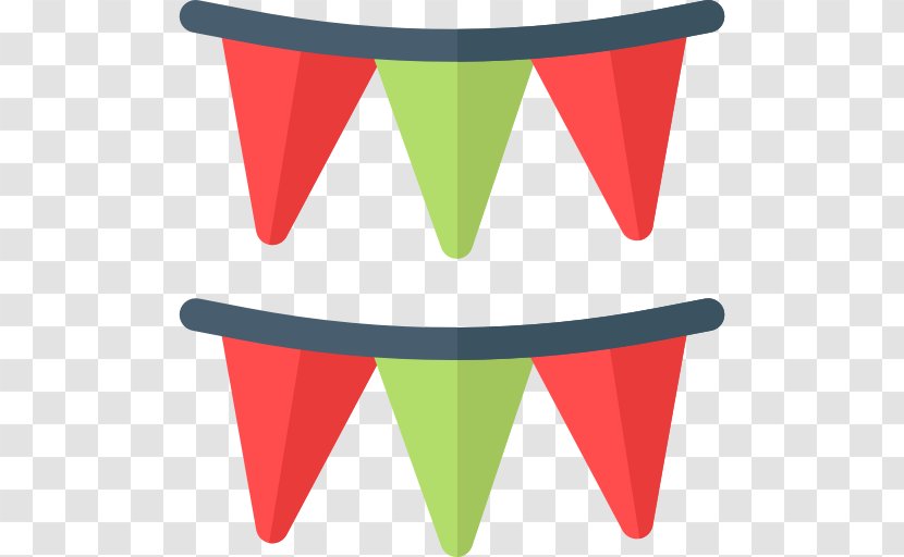 Line Angle - Table - Colorful Garlands Transparent PNG