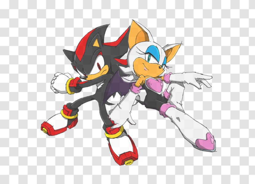 Shadow The Hedgehog Amy Rose Rouge Bat Sonic Free Riders - Heart Transparent PNG