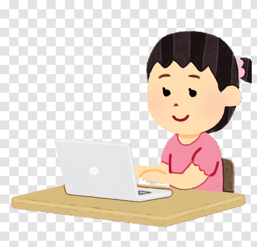 Laptop Technology Learning Desk Child Transparent PNG