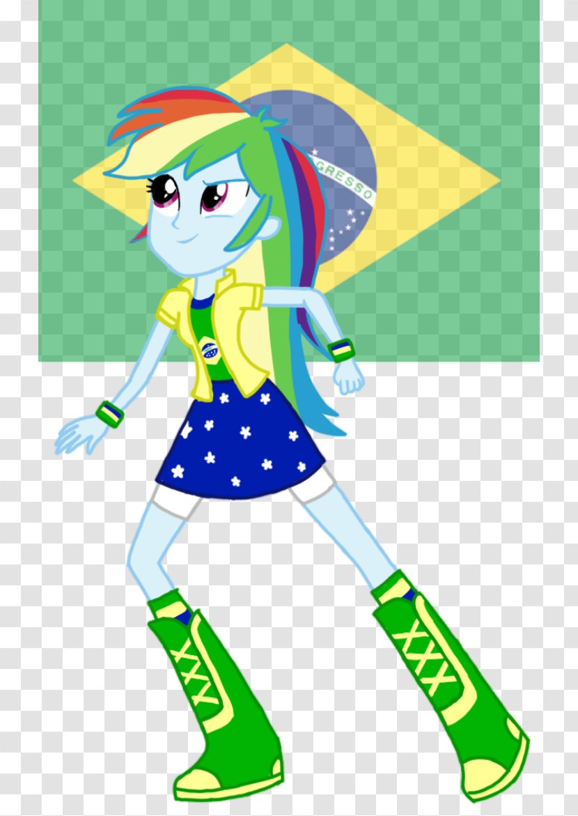 Rainbow Dash Applejack Brazil Fluttershy My Little Pony: Equestria Girls - Plant - Fan Transparent PNG