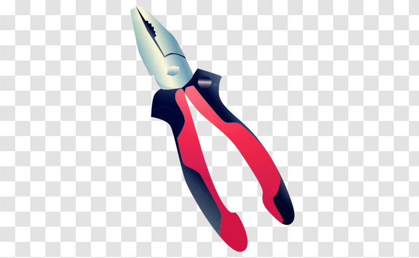Hand Tool Pliers Icon - Linemans - Hand-painted Picture Transparent PNG