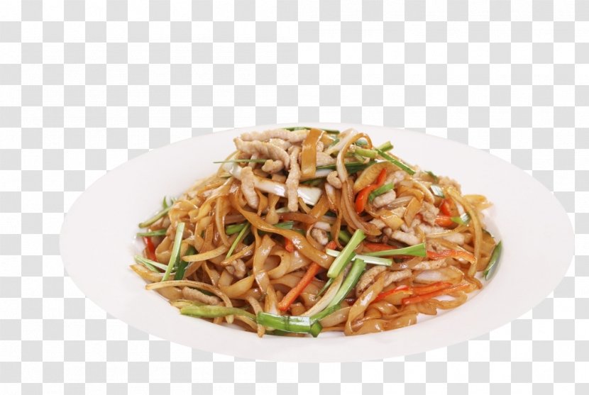 Chow Mein Fried Noodles Pad Thai Chinese Yakisoba - Shahe Fen - Rice Noodle Restaurant Transparent PNG