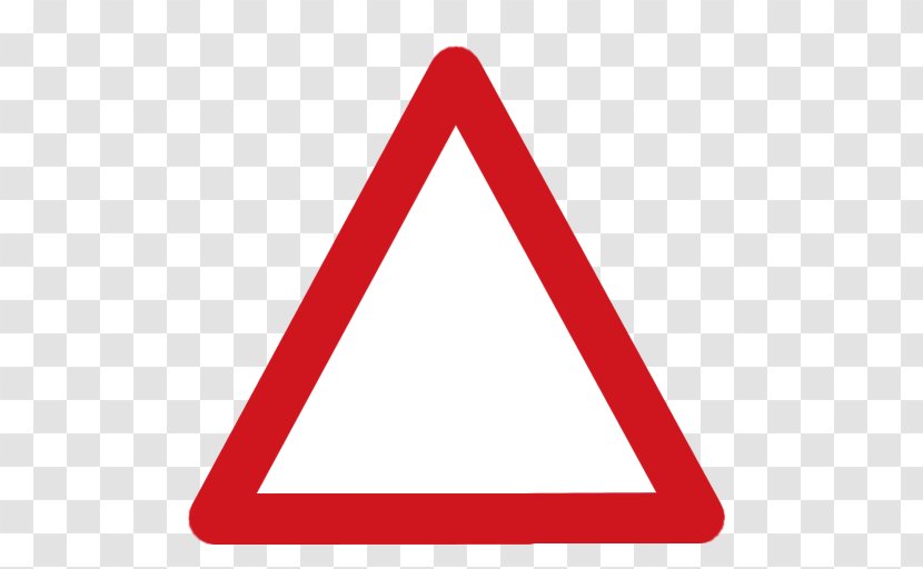 Triangle - Hazard Symbol - Signage Red Transparent PNG
