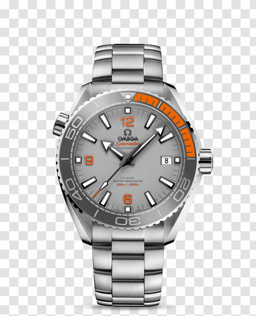 Omega Speedmaster Seamaster Planet Ocean Chronometer Watch SA - Water Resistant Mark Transparent PNG