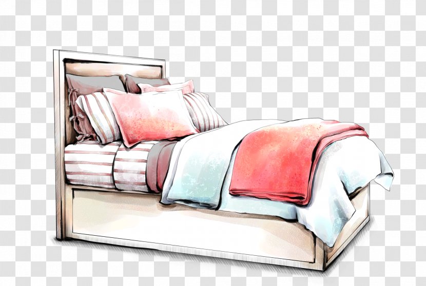 Interior Design Services Drawing Furniture Sketch - Sofa Bed - Hand-painted Transparent PNG