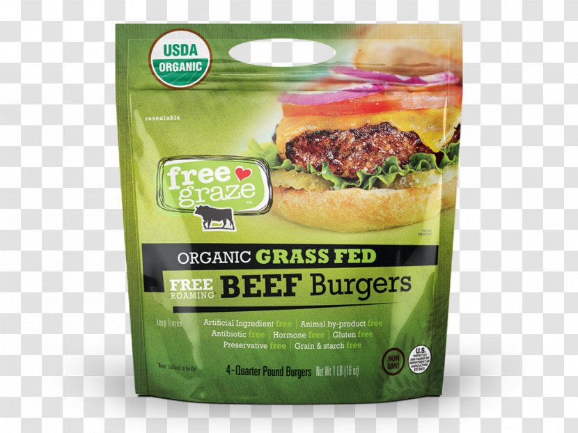 Organic Food Hamburger Vegetarian Cuisine Natural Foods Beef - Meat Transparent PNG