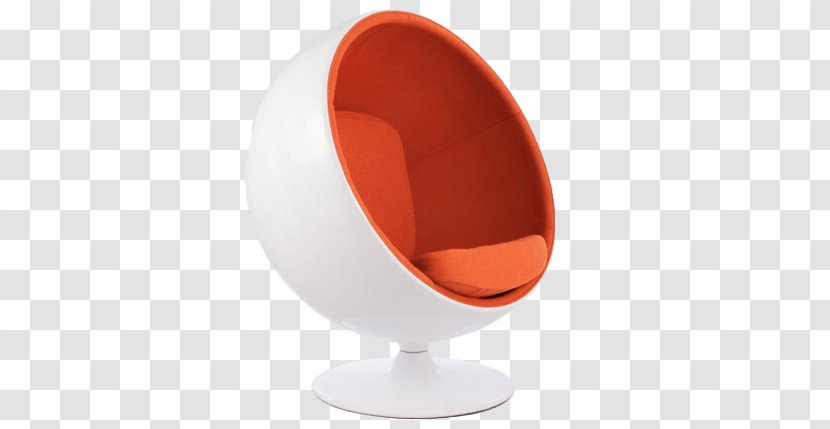 Chair Plastic Living Room - Orange Transparent PNG