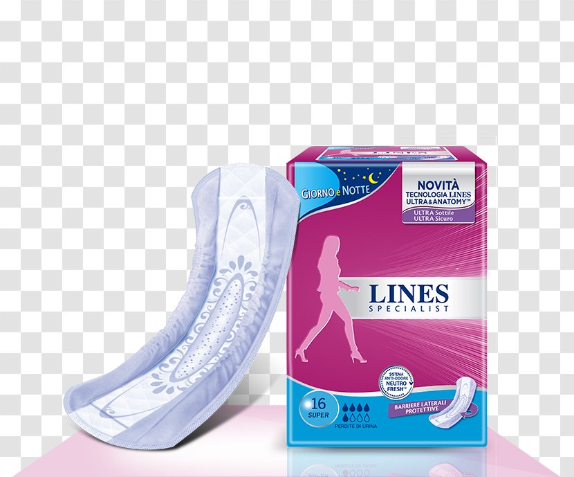Lines Fater S.p.A. Sanitary Napkin Diaper Slip - Unregistered Trademark Transparent PNG