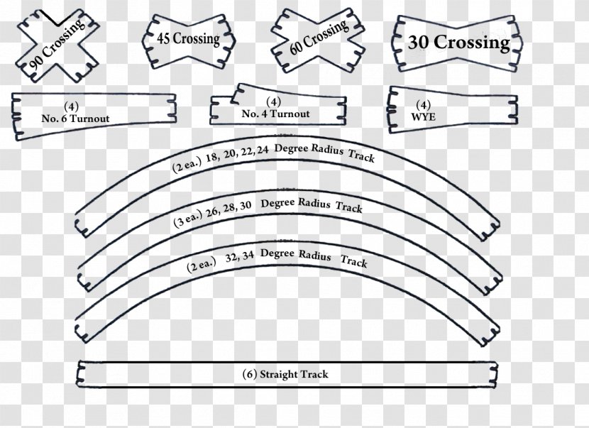 HO Scale N Atlas Model Railroad Peco - Frame Transparent PNG