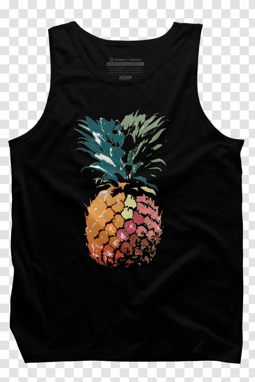 T-shirt Hoodie Art Painting - Sleeve - Pineapple Cuts Transparent PNG
