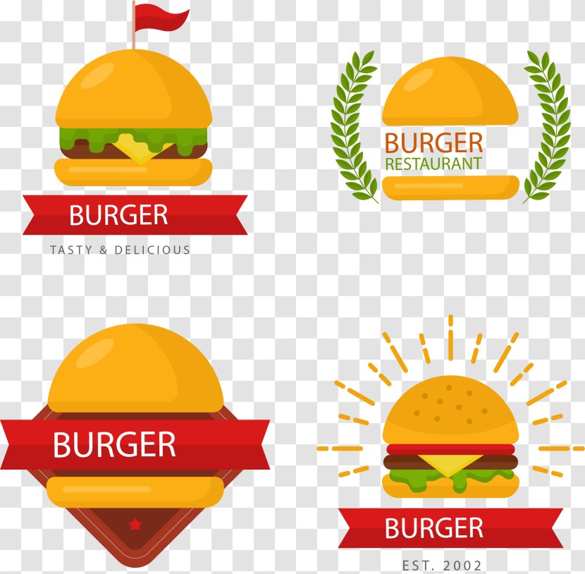 Hamburger Image Adobe Photoshop - Fast Food - Yellow Transparent PNG