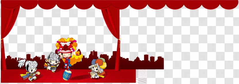 Performance Child Stage - Red - Lively Kids Show Transparent PNG