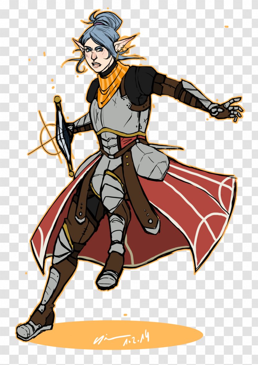 Costume Design Cartoon Fiction - Heart - Mercenary Transparent PNG