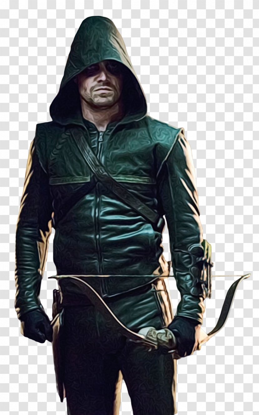 Green Arrow Stephen Amell Roy Harper Oliver Queen - Top - Hoodie Transparent PNG