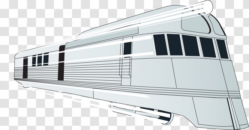 Train Rail Transport Rapid Transit High-speed Clip Art - Intercityexpress - Vector Transparent PNG