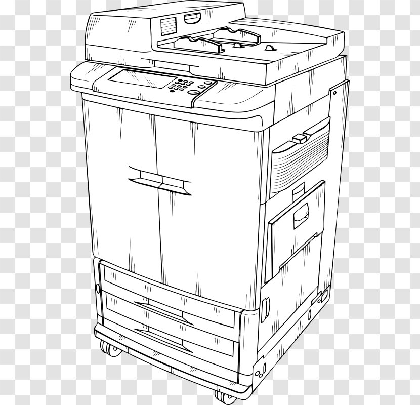Paper Photocopier Clip Art - Copying - Photocopying Transparent PNG
