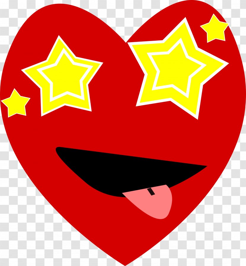 Heart Emoticon Smiley Clip Art - Love - Red Eyes Transparent PNG