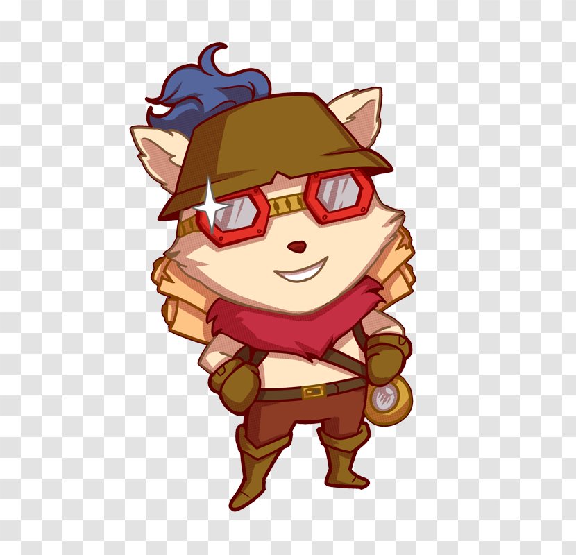 Fan Art Nickname Clip - Artist - Teemo Transparent PNG