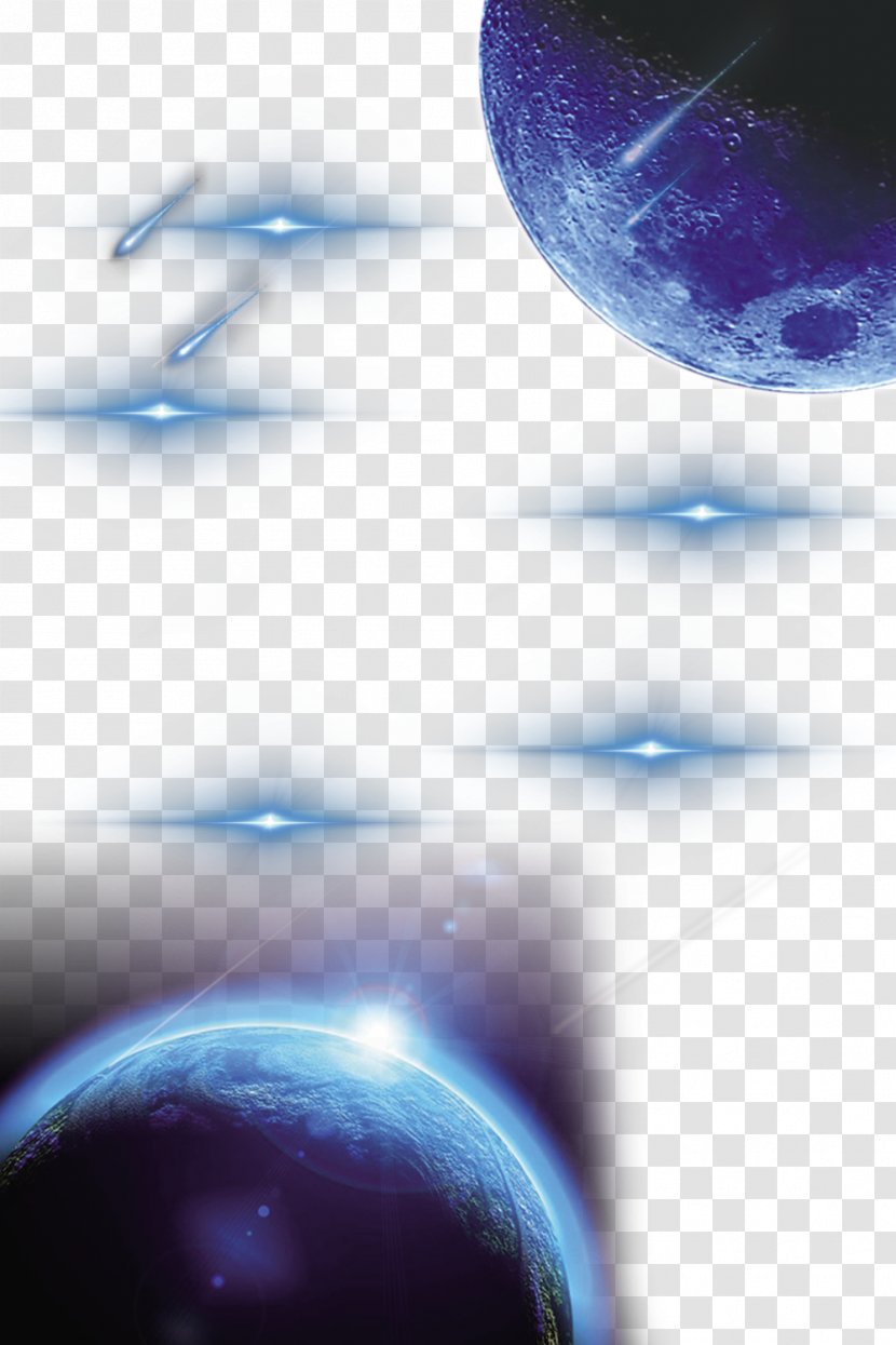 Big Data Internet Computer File - Outer Space - Blue Technology Poster Transparent PNG