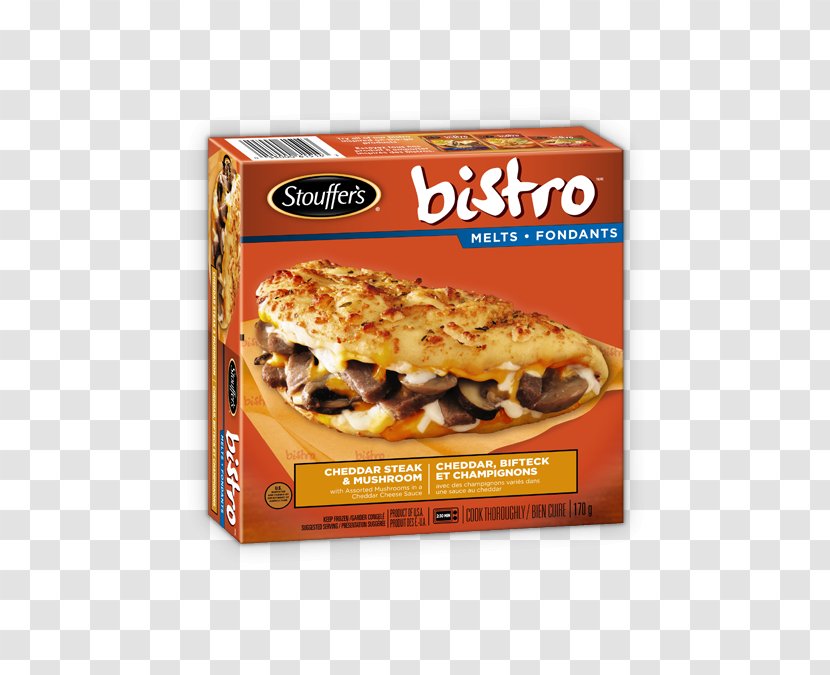 Vegetarian Cuisine Bistro Barbecue Chicken Beefsteak Stouffer's - Convenience Food - Cheese Transparent PNG