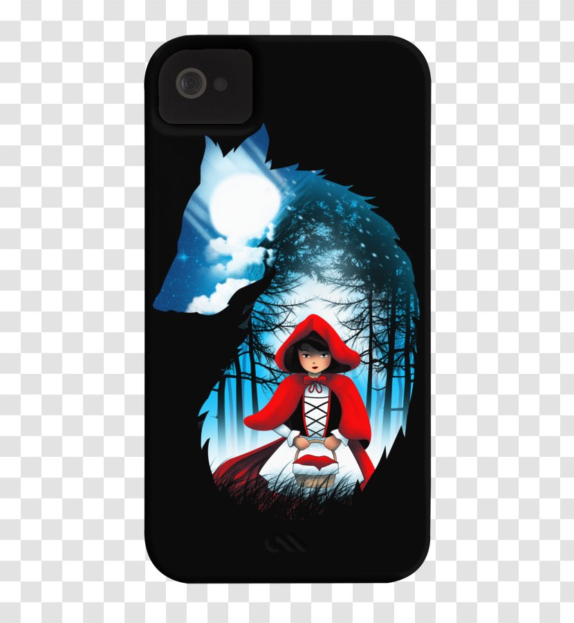 T-shirt Big Bad Wolf Little Red Riding Hood Mobile Phones Laptop - Baby Toddler Onepieces Transparent PNG