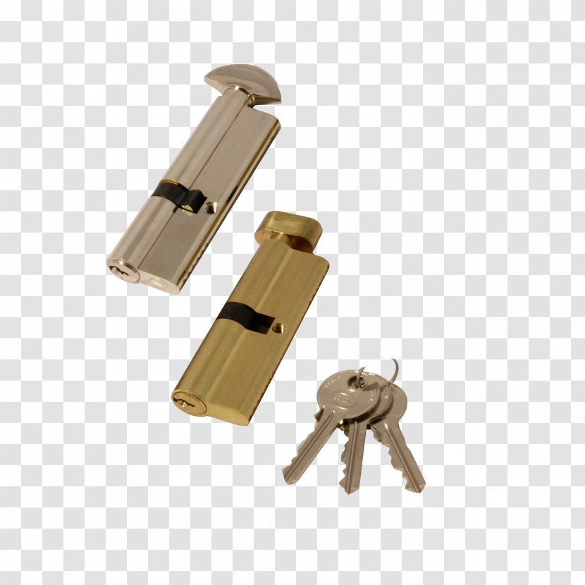 Cylinder Lock Key Door - Tool - Single Transparent PNG