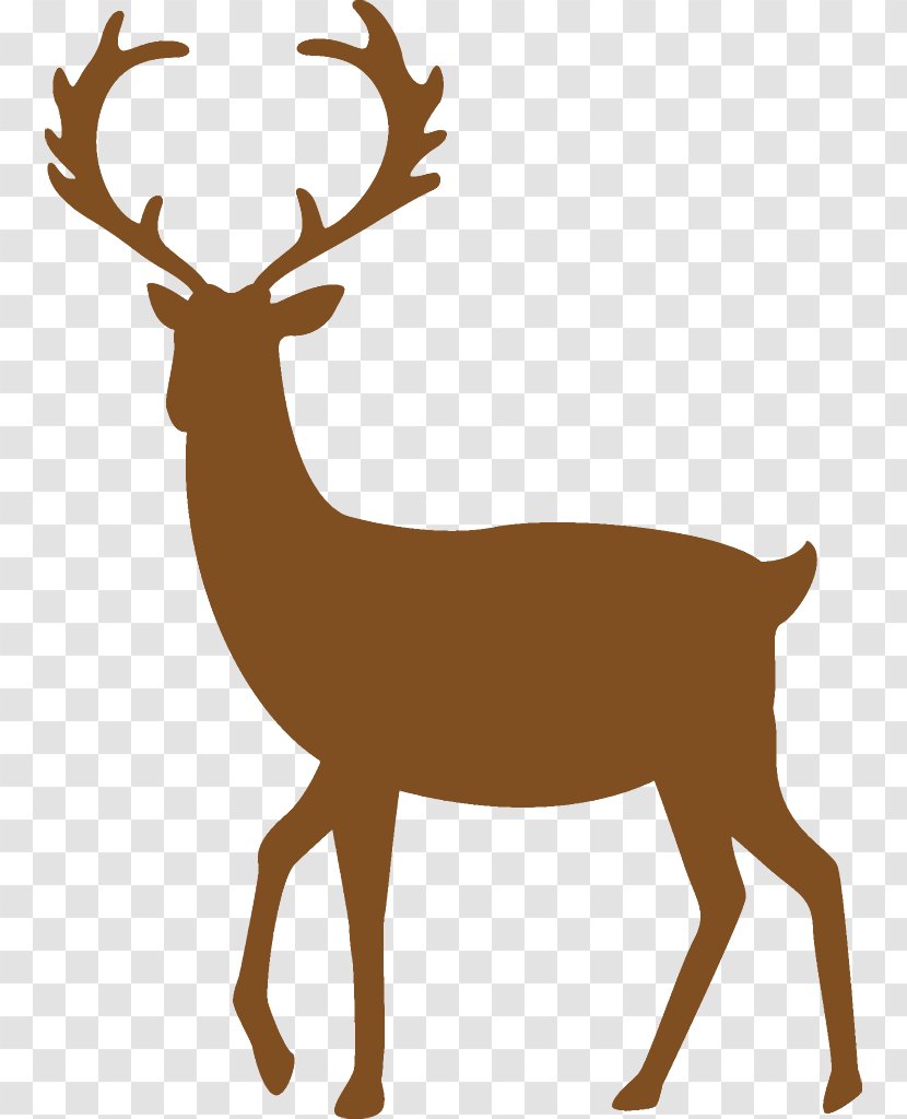 Reindeer Christmas - Elk - Roe Deer Horn Transparent PNG