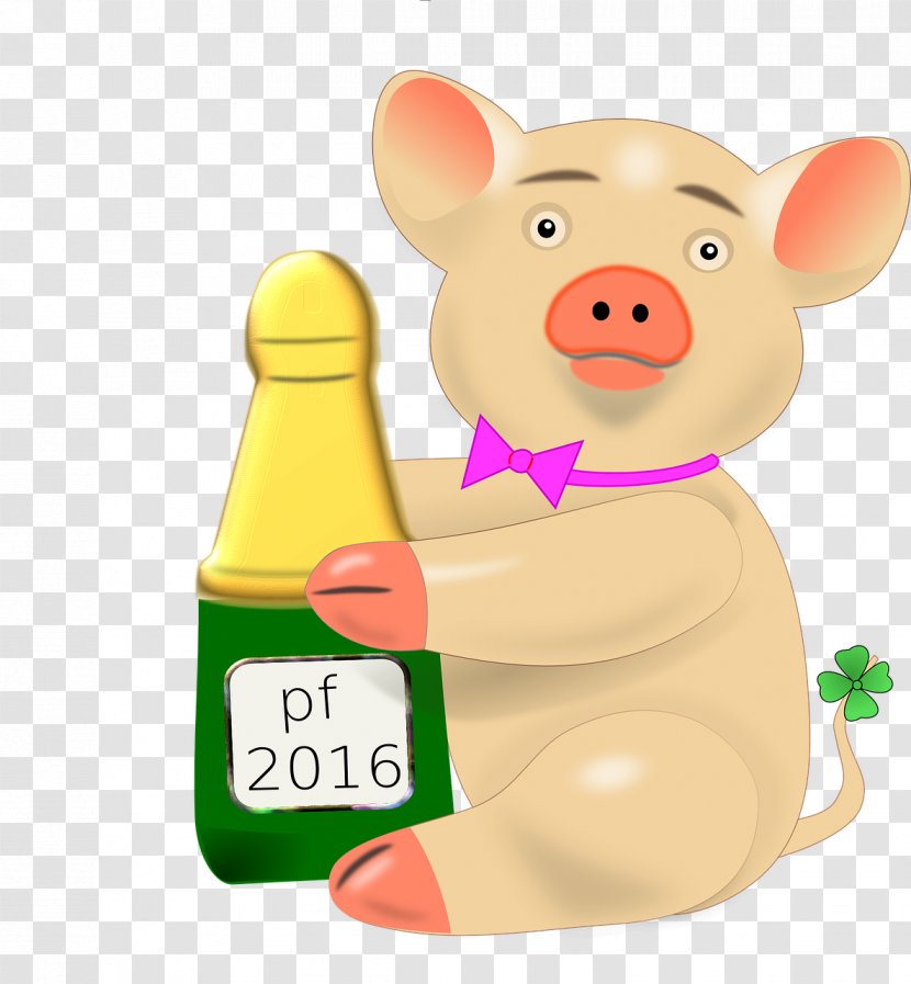 Pig Toy Finger Animated Cartoon - Vertebrate Transparent PNG