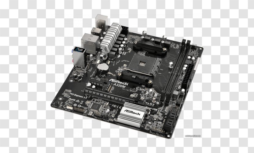 Asrock AB350M Amd B350 Socket AM4 Micro Atx Motherboard MicroATX CPU - Technology - Serial Ata Transparent PNG