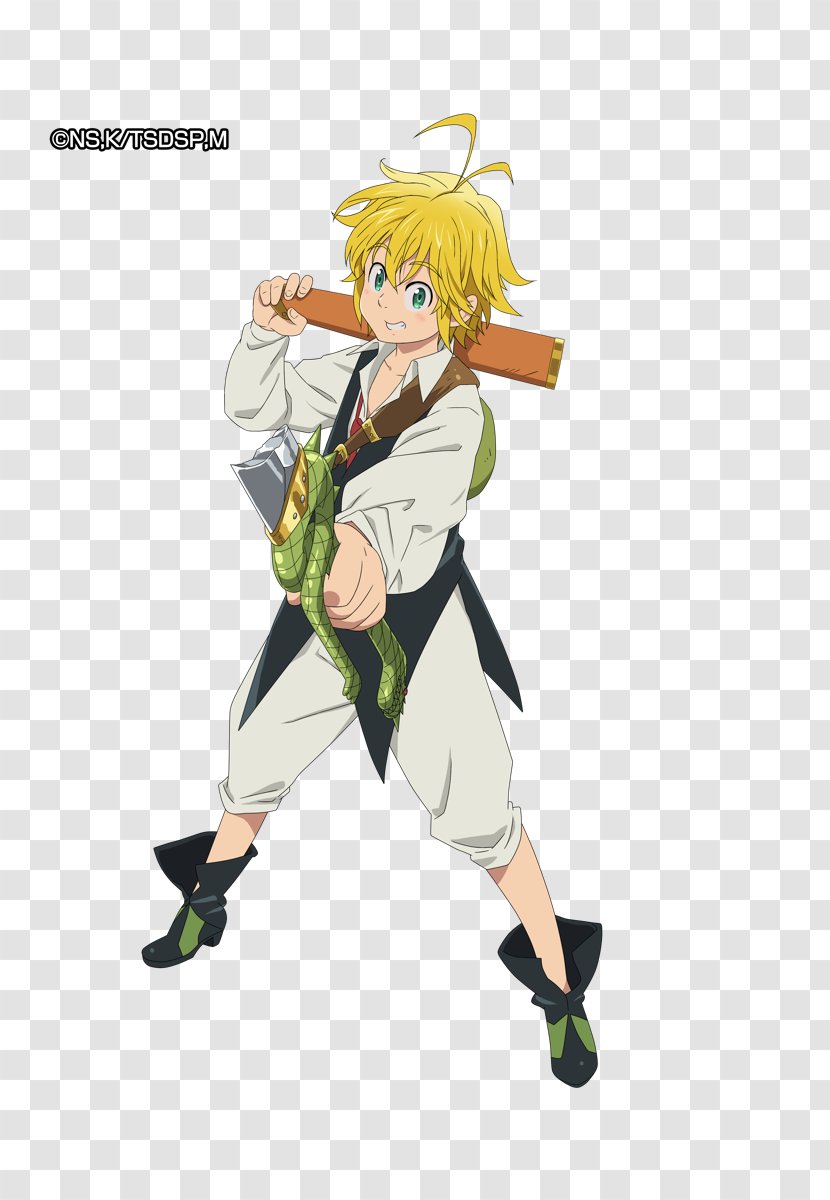 Meliodas The Seven Deadly Sins Merlin - Tree - Q Version Of Characters Transparent PNG