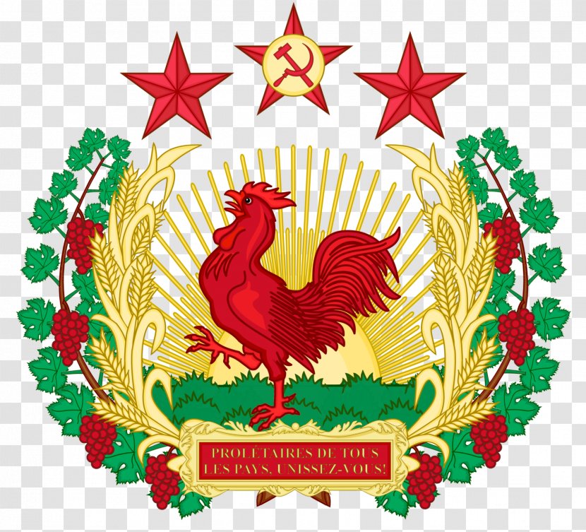 Communism Comintern Coat Of Arms National Emblem France French Union - Communist Party Usa - Gallery Coats Dependent Territories Transparent PNG